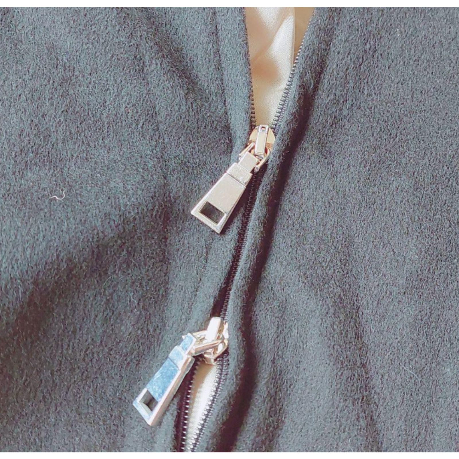 Valstar Valstar Navy Blue Cashmere Coat Double Zip Size 48 Medium Size US M / EU 48-50 / 2 - 5 Thumbnail