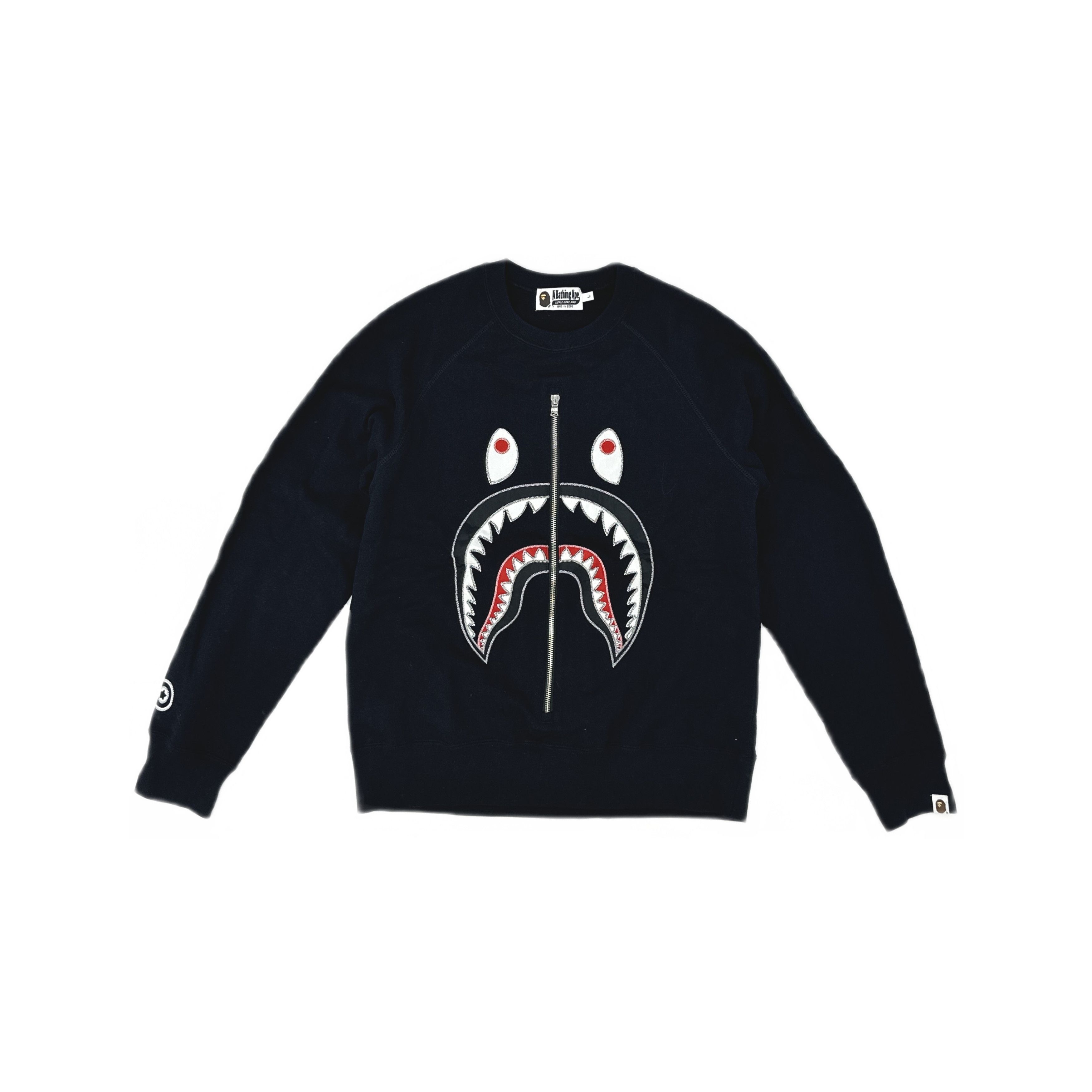 Bape A Bathing Ape Shark Zip Sweatshirt Size L Size US L / EU 52-54 / 3 - 1 Thumbnail