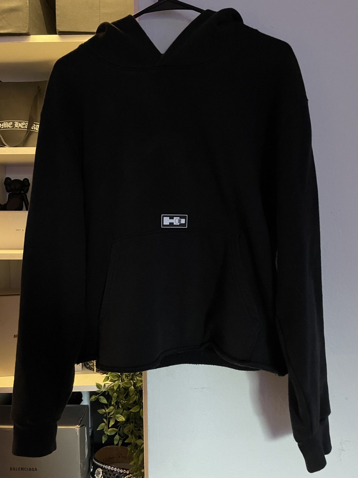 image of Actual Hate “Un-H8” 1Of1 Hoodie in Black, Men's (Size Small)