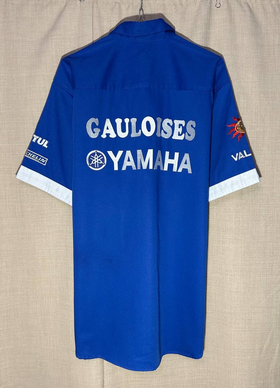 Yamaha Yamaha Gauloises Vale 46 Moto Grand prix racing shirt button Size US XL / EU 56 / 4 - 2 Thumbnail