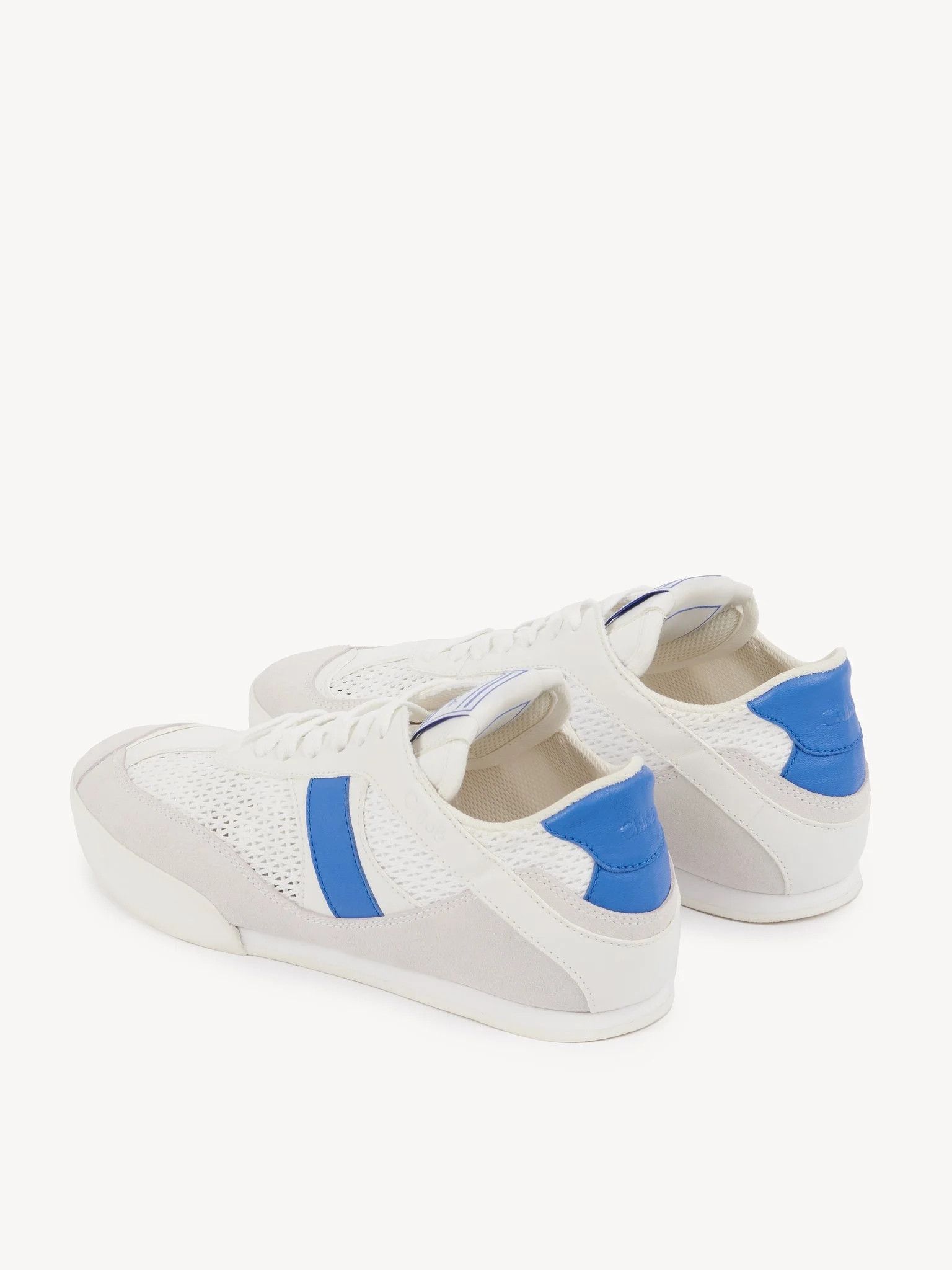 Chloe o1loc1c10226 Kick Low-Top Sneakers in White/Blue Size US 9 / IT 39 - 4 Thumbnail