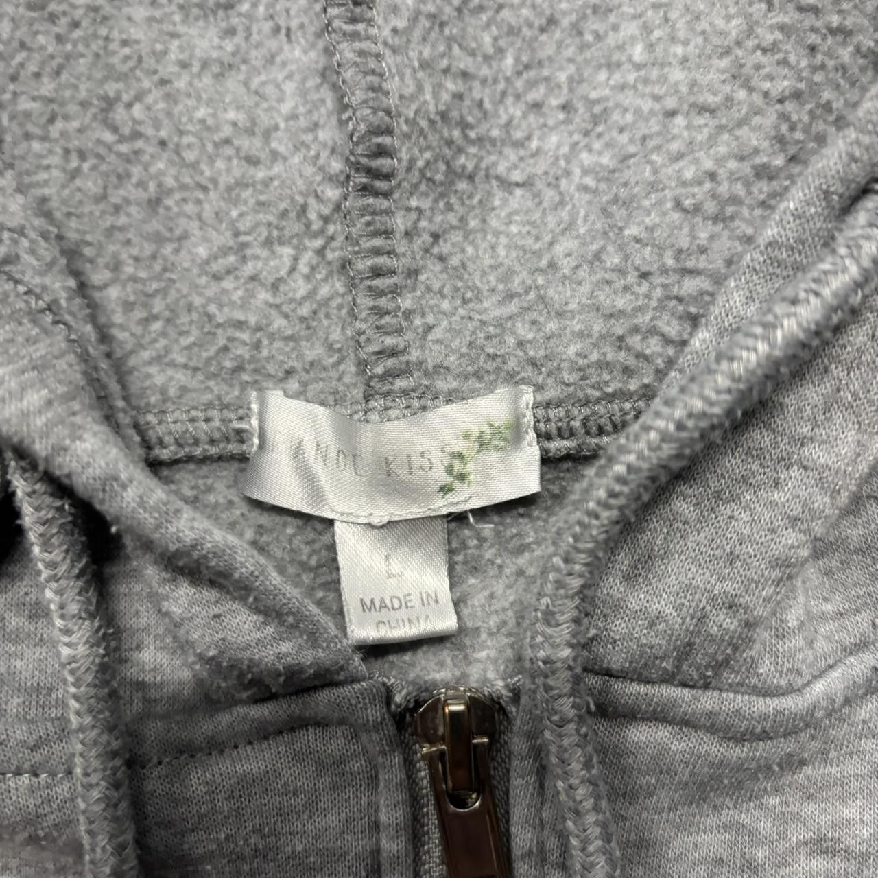 Japanese Brand × Vintage Crazy Vintage Y2K/2000s Grey Dragon Streetwear Skater Style Zip Up Hoodie! Size US L / EU 52-54 / 3 - 6 Thumbnail