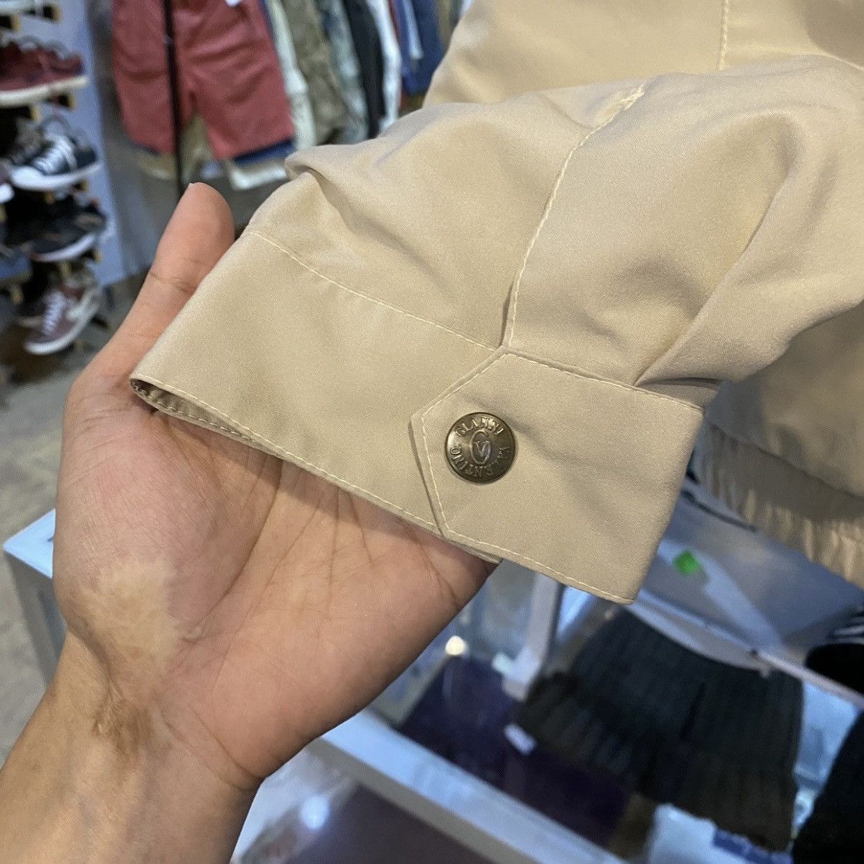 Gianni Valentino vintage Gianni Valentino light jacket with embroidered logo Size US M / EU 48-50 / 2 - 7 Thumbnail