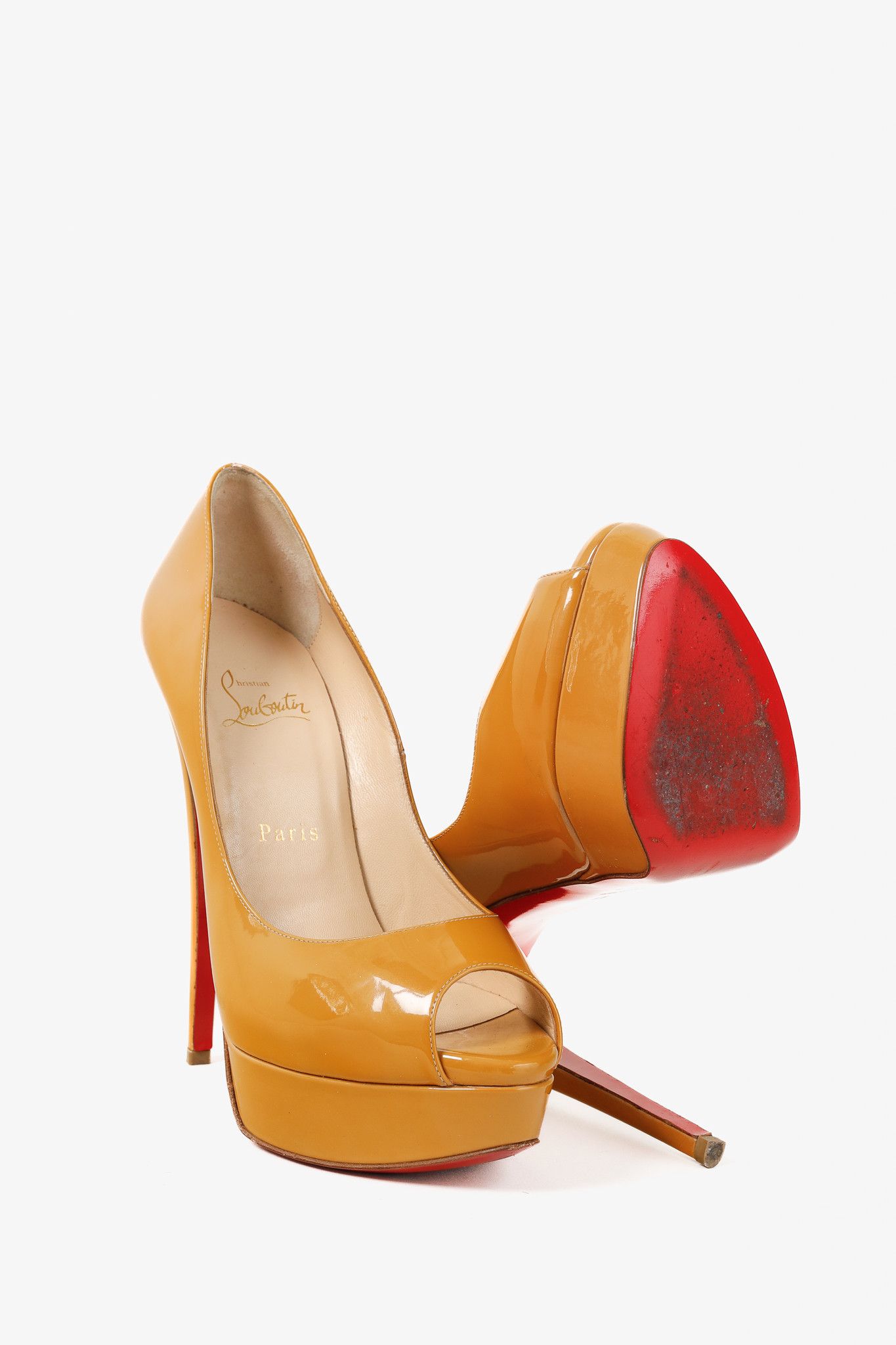 Christian Louboutin Christian Louboutin Lady Peep 150 Peep-Toe Platform Pumps Size US 8.5 / IT 38.5 - 4 Thumbnail