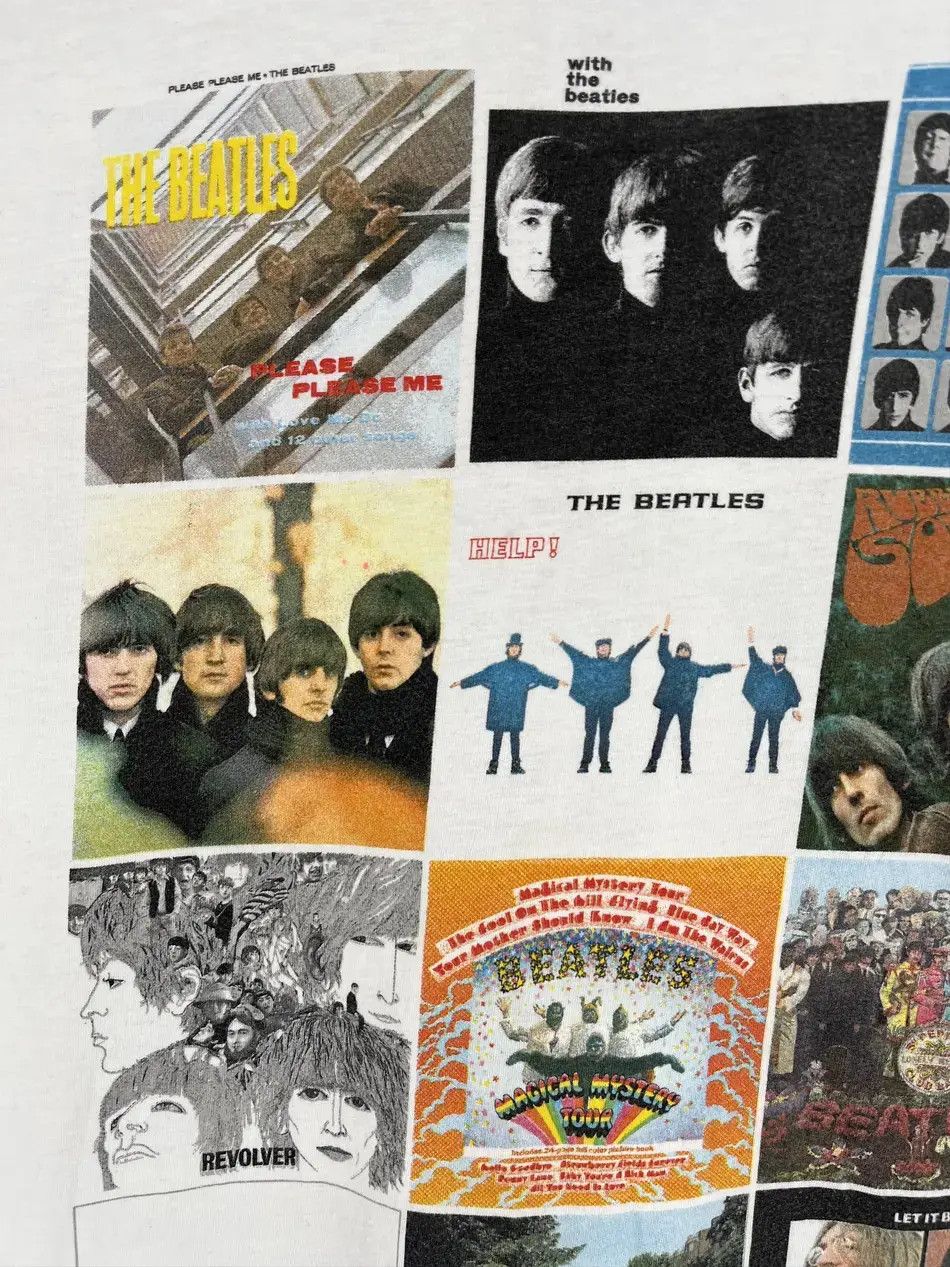 Band Tees Vintage Y2K The Beatles All Over Print "All albums" Size US XL / EU 56 / 4 - 8 Thumbnail