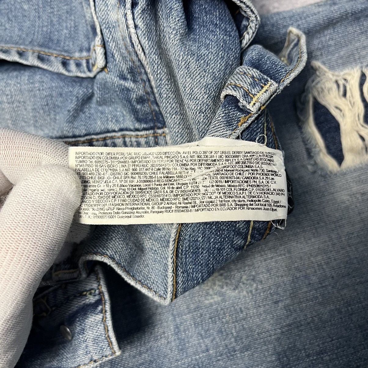 Desigual Vintage Desigual Distressed Trashed Denim Jeans Streetwear Size US 28 / EU 44 - 13 Thumbnail