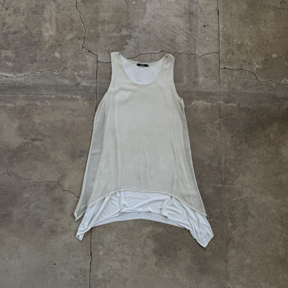 Tigha Cream Viscose Midi Skirt