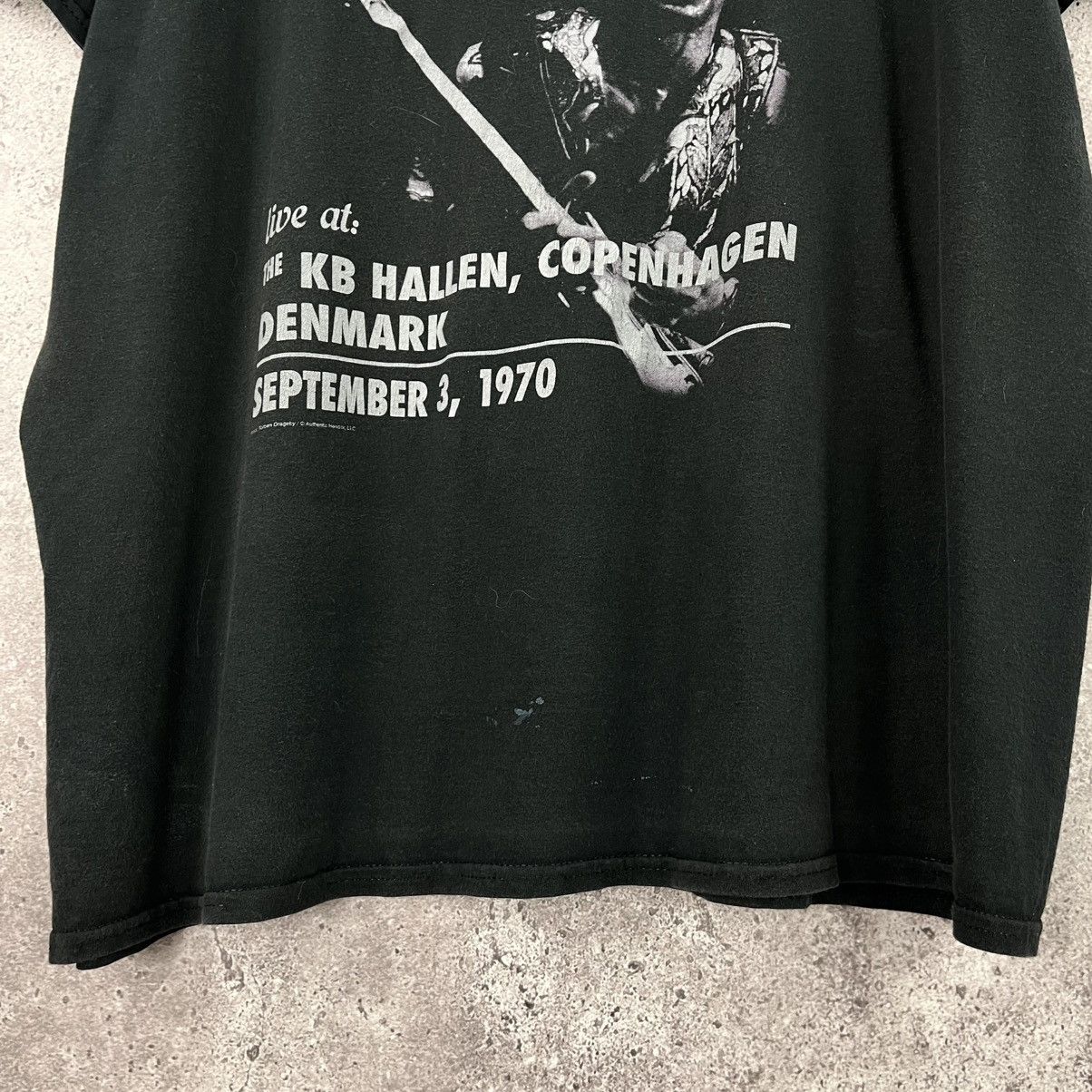Band Tees Jimi Hendrix Distressed Tee Big Logo Black Size XL Size US XL / EU 56 / 4 - 4 Thumbnail