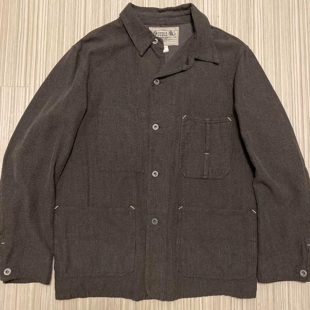 RRL Ralph Lauren double rl takuya kimura stripe chore jacket Size US L / EU 52-54 / 3 - 1 Thumbnail