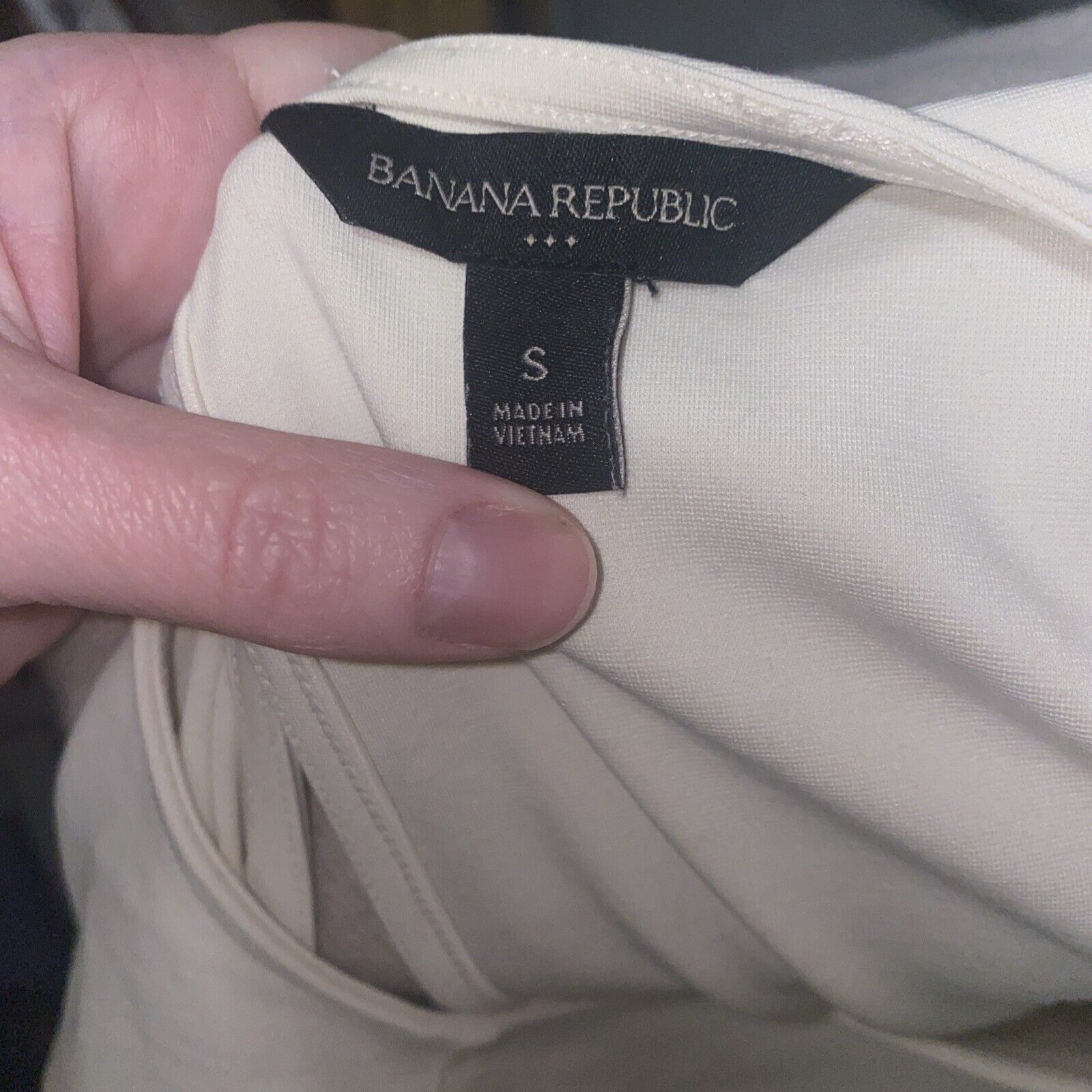 Banana Republic Banana Republic Ivory Maxi Dress Size Small Pockets Size S / US 4 / IT 40 - 8 Thumbnail