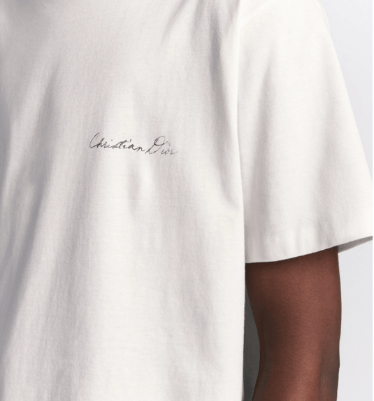 Dior o1w1db10525 493J69 Relaxed-Fit T-Shirt in White Size US S / EU 44-46 / 1 - 6 Thumbnail