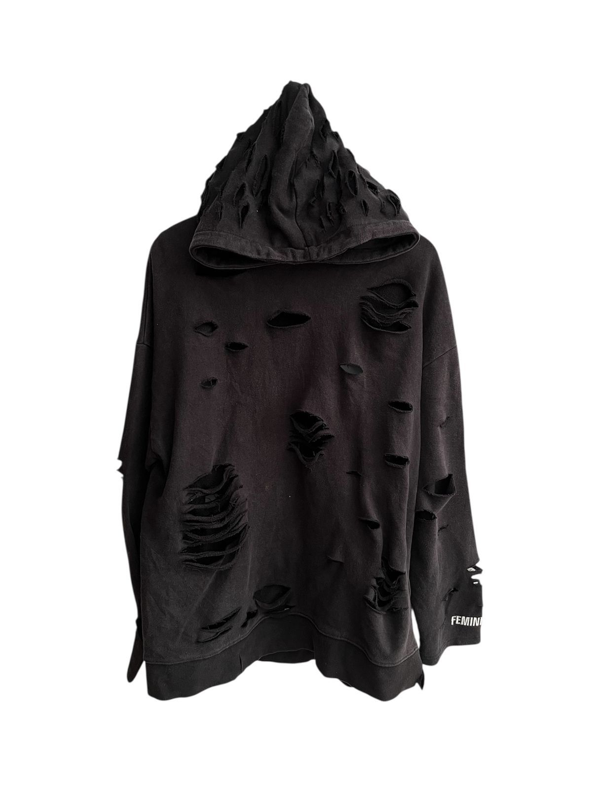 If Six Was Nine Ad Hoc Crazy Distressed Hoodie Punk Size US M / EU 48-50 / 2 - 1 Thumbnail