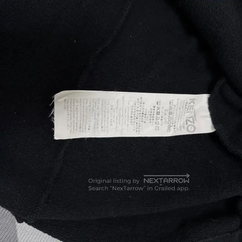 Kenzo Kenzo Black Cotton Dress with Tiger Logo . Size XS / US 0-2 / IT 36-38 - 5 Thumbnail