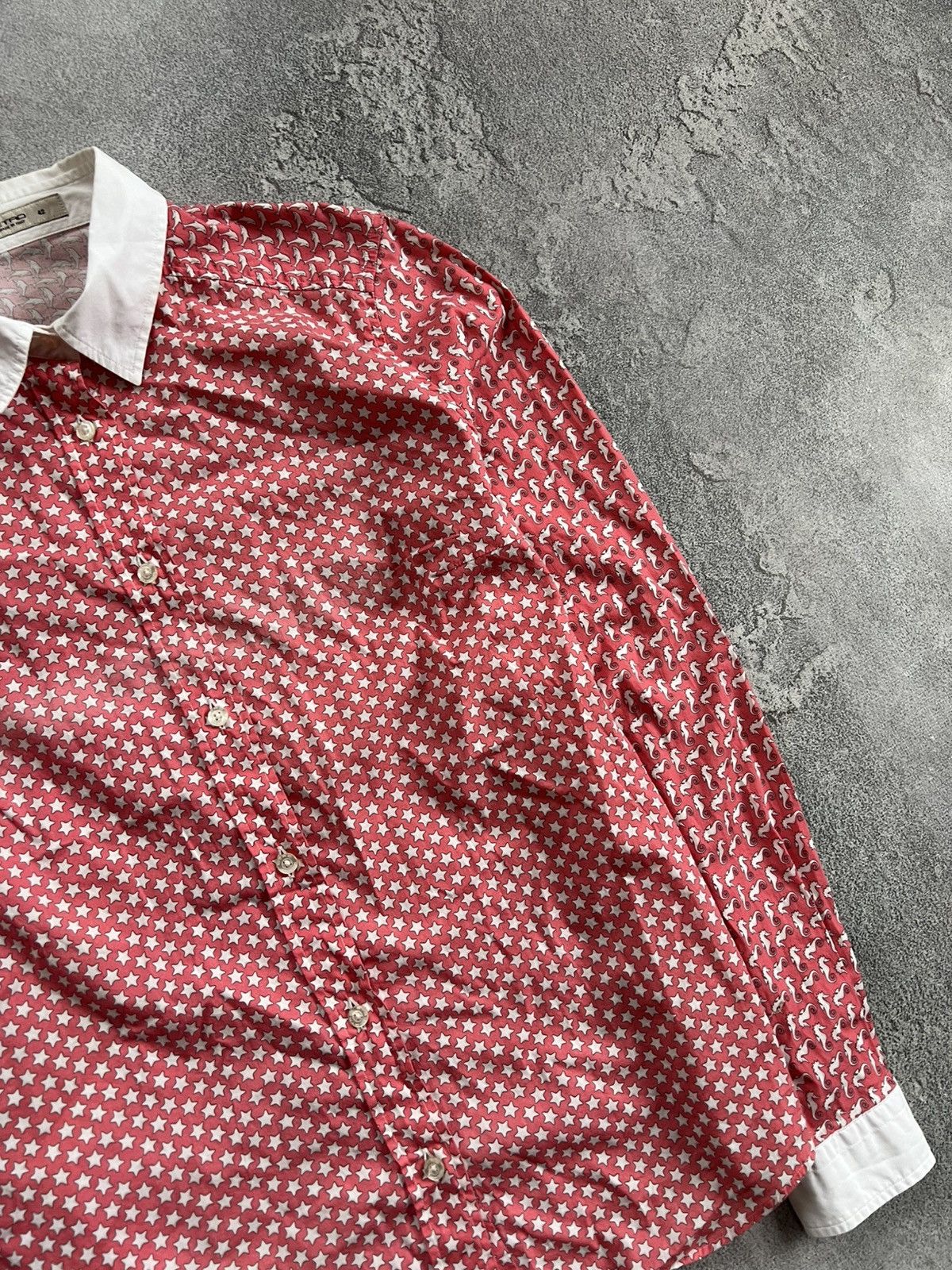 Etro Etro Pink Printed Button Shirt Long Sleeve Shirt Top Size 42 Size M / US 6-8 / IT 42-44 - 4 Thumbnail