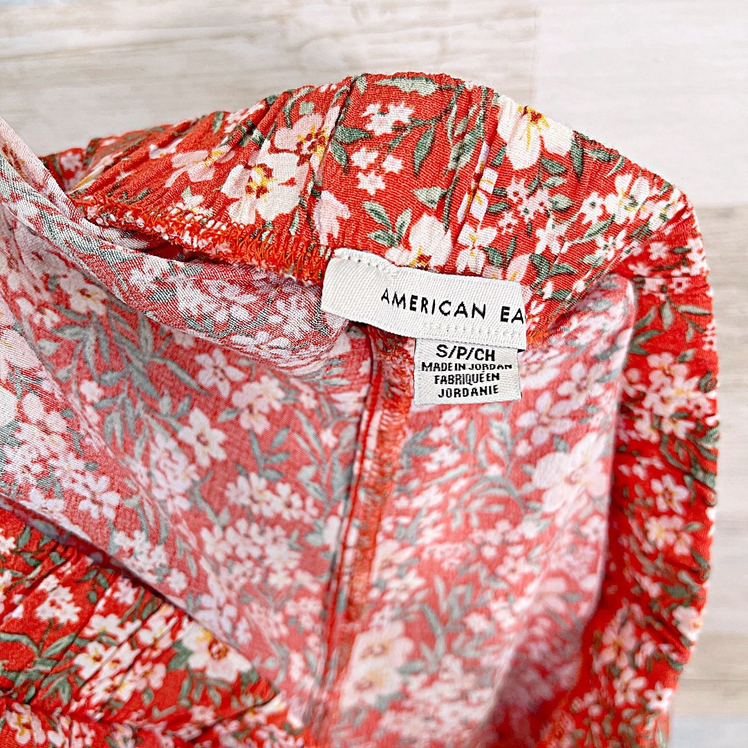 American Eagle Outfitters American Eagle Floral Pull On Short Orange Womens Small Size 27" / US 4 / IT 40 - 3 Thumbnail