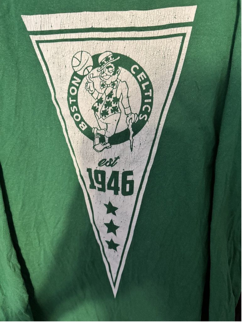 The Unbranded Brand Boston Celtics Pennant Est 1946 T-Shirt Men Sz XL NBA Green Size US XL / EU 56 / 4 - 4 Thumbnail