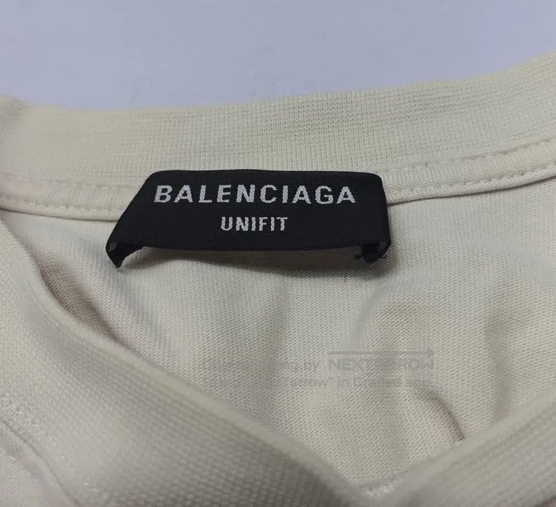 Balenciaga Balenciaga Twisted Loose Fit Distressed Letter Short T Size US M / EU 48-50 / 2 - 4 Thumbnail