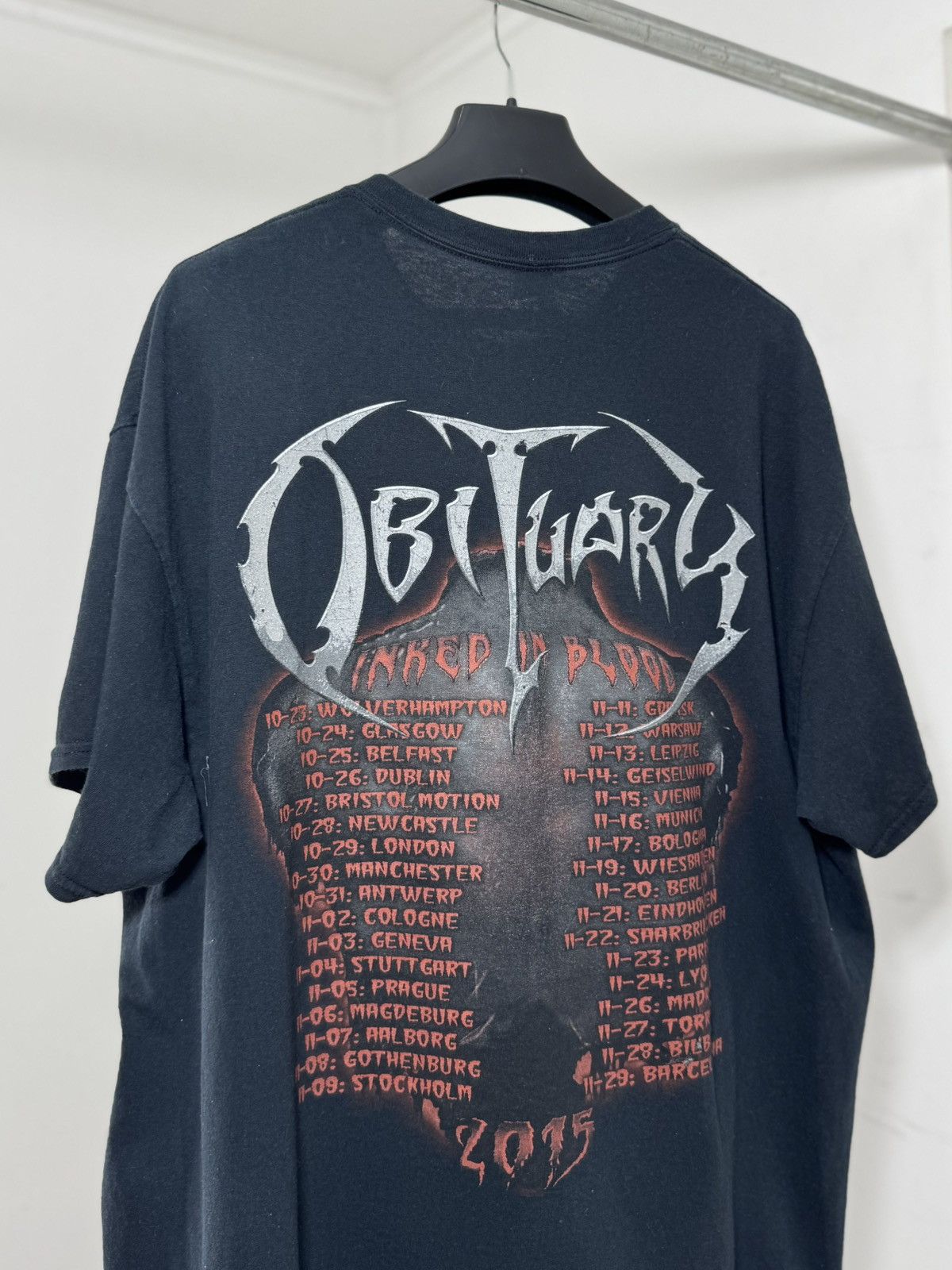 Band Tees Vintage Y2K Obituary Inked In Blood Band Tee T Shirt Size US XL / EU 56 / 4 - 8 Thumbnail