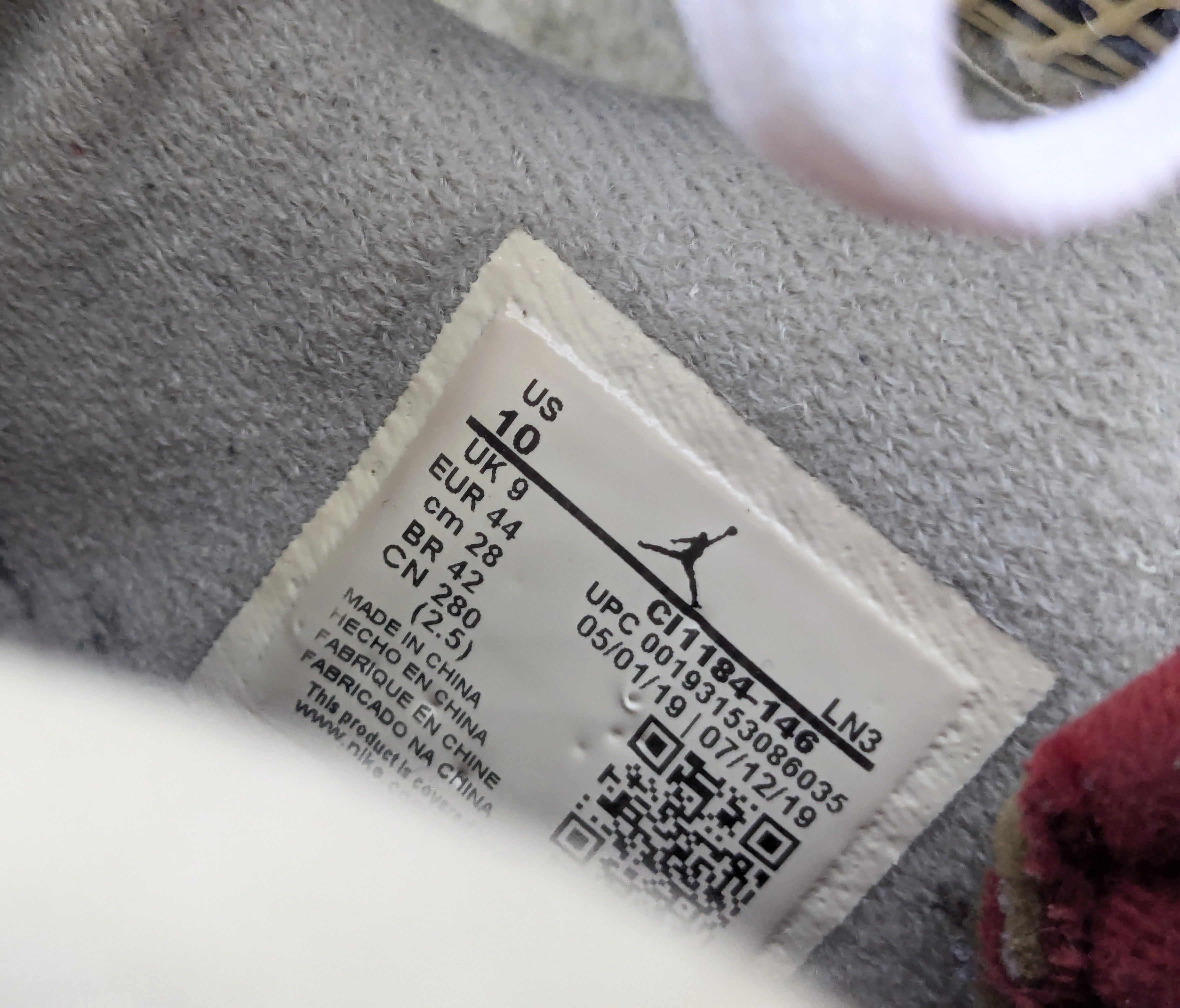 Jordan Brand Nike Air Jordan 4 Retro What The 10 CI1184-146 Leather Size US 10 / EU 43 - 6 Thumbnail