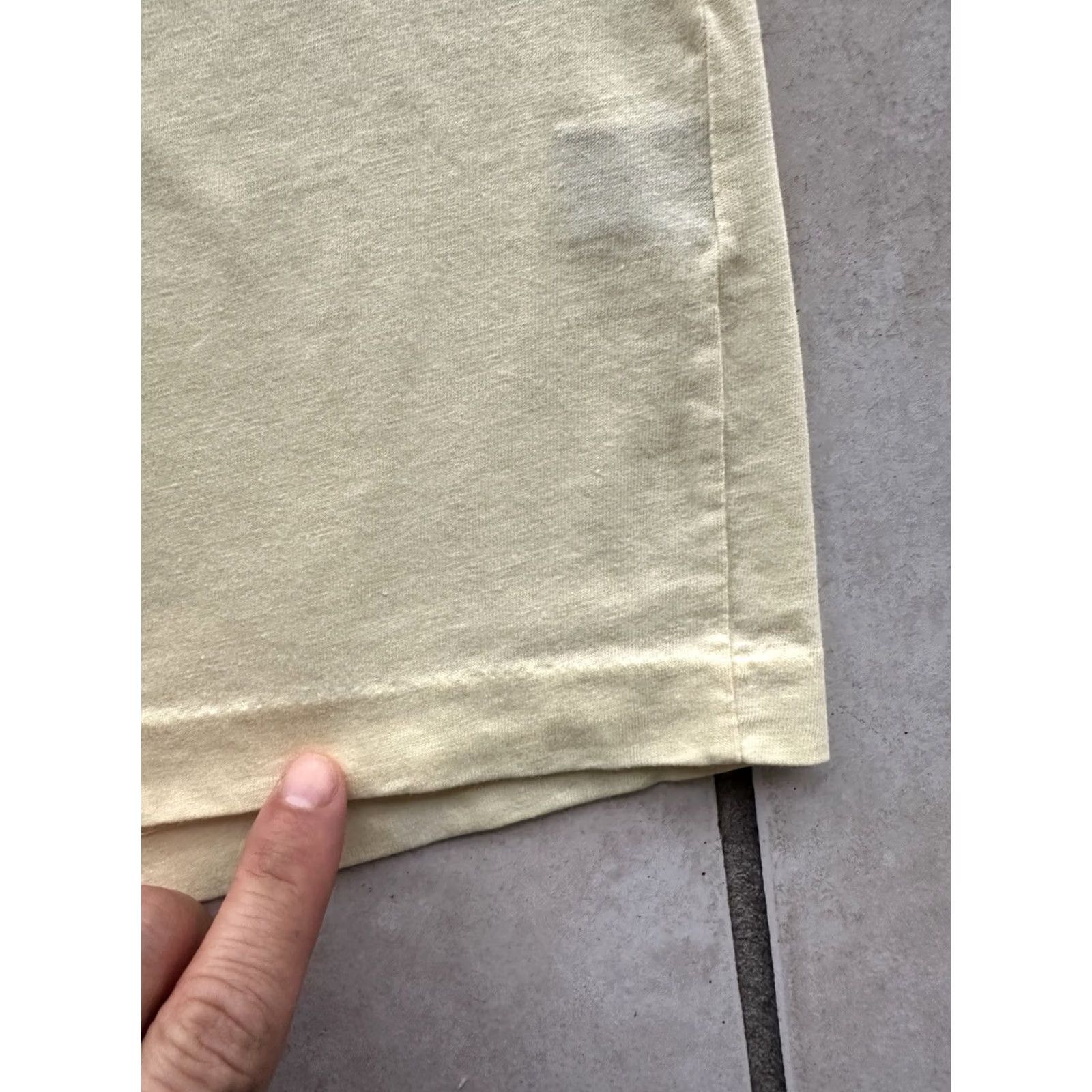 Vintage VINTAGE Polo Country Shirt Mens 90s Pocket Short Sleeve Yellow L USA Single Stitch Size US L / EU 52-54 / 3 - 6 Thumbnail