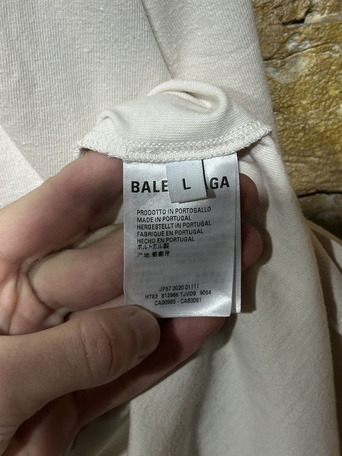 Balenciaga balenciaga sponsor embroidered logo tee Size US L / EU 52-54 / 3 - 4 Thumbnail