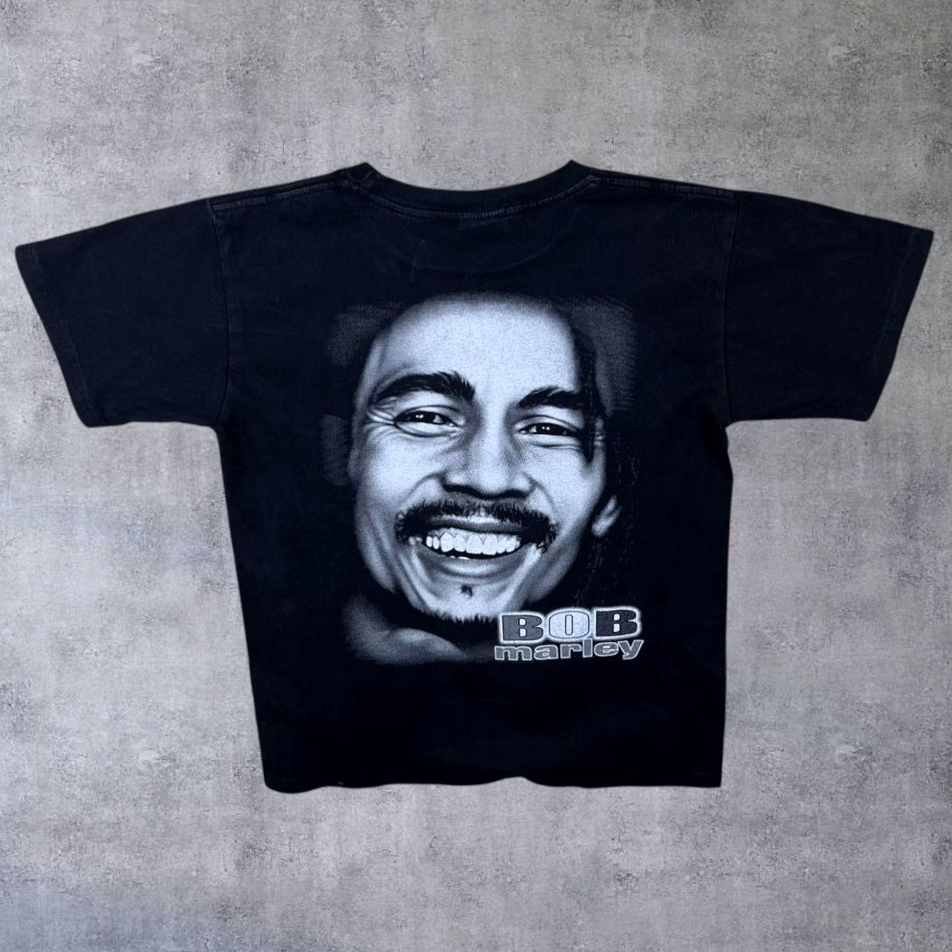 Vintage Vintage Bob Marley Rasta Reggae Tribute Music Band Black T-Shirt Medium Mens Short Sleeve Graphic Print Front Back Crew Neck T-Shirt Size US M / EU 48-50 / 2 - 2 Thumbnail