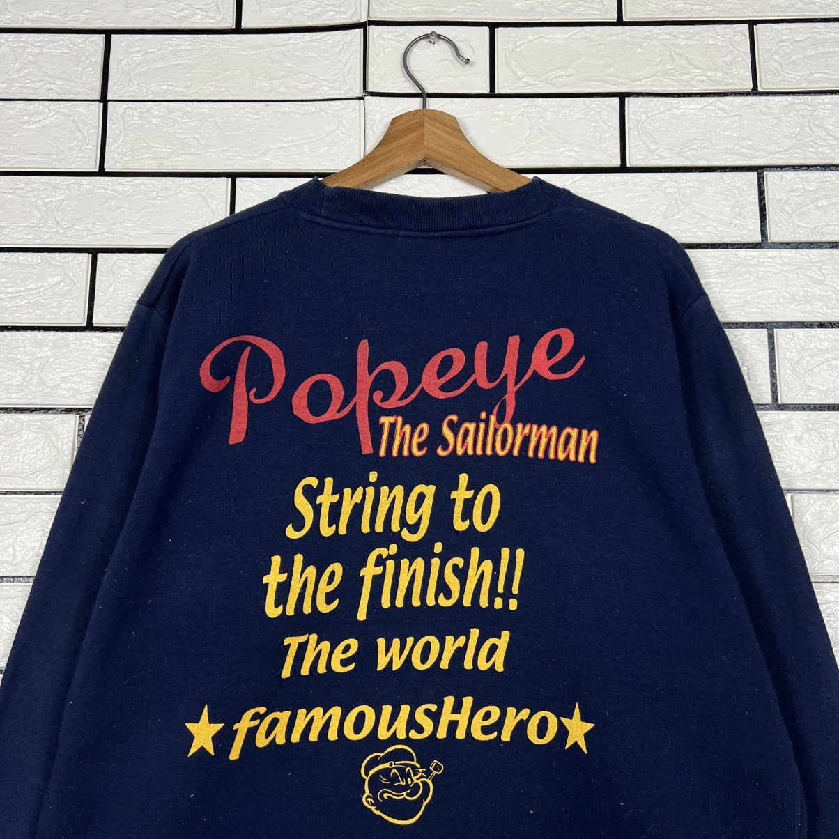 Vintage POPEYE THE SAILORMAN Graphic Crewneck Sweatshirt #3983-C181 Size US L / EU 52-54 / 3 - 15 Thumbnail