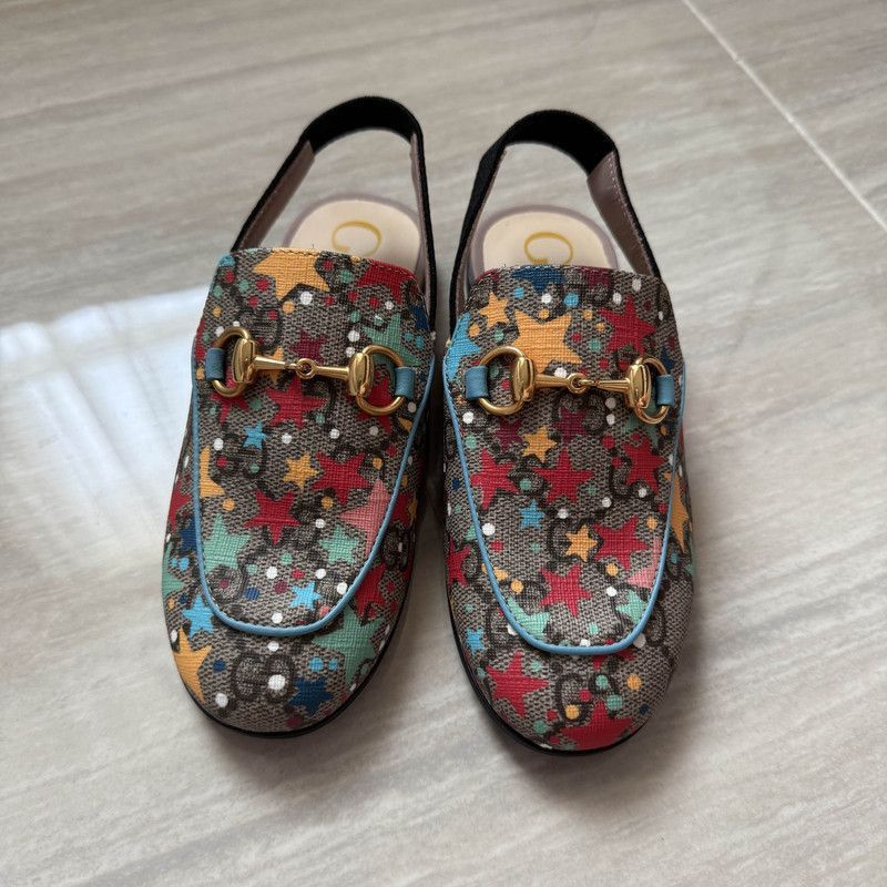 Gucci Gucci Children's Princetown Casual Shoes in Brown - Size US 10 / EU 43 - 2 Thumbnail