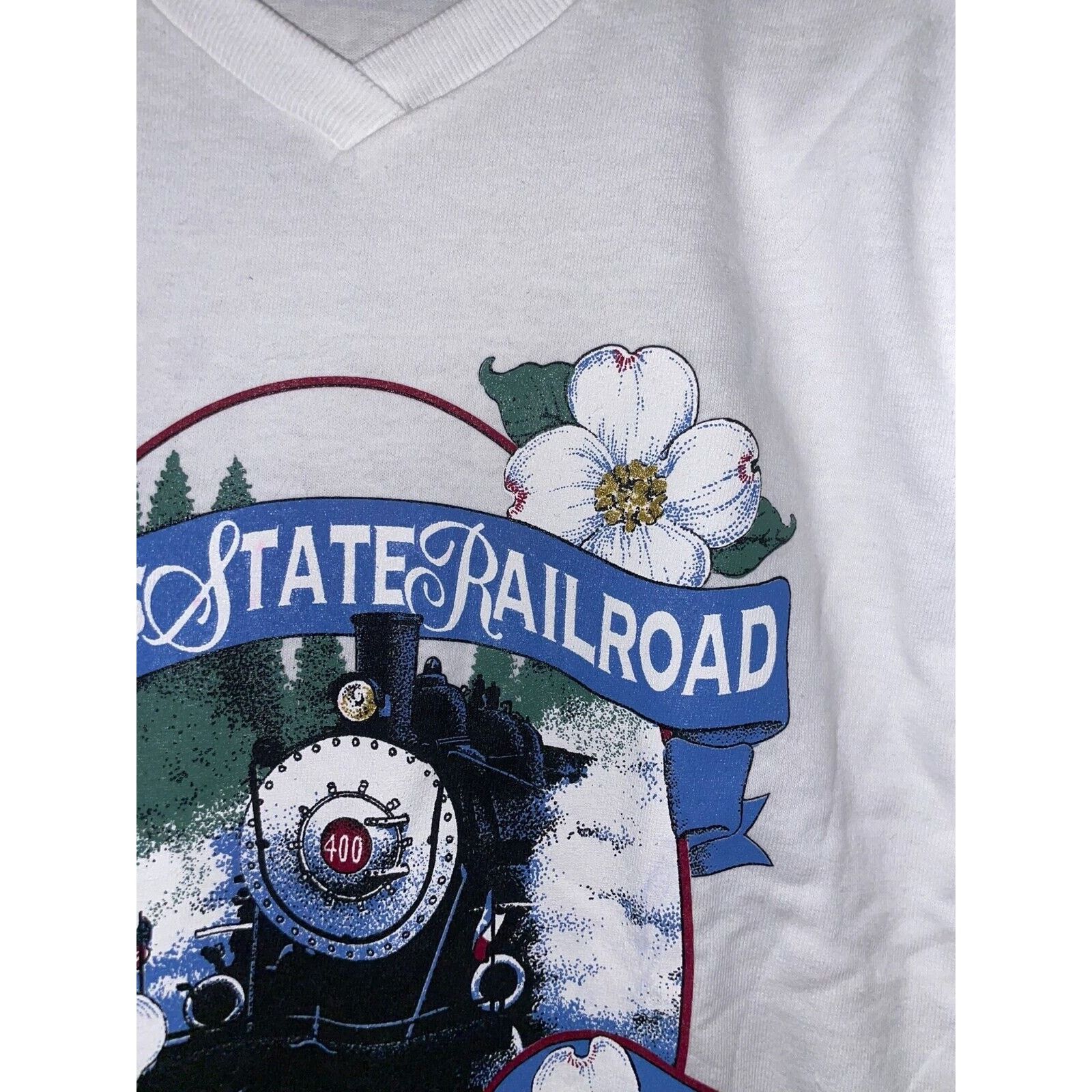 Anvil Vintage Womens Train Shirt Texas State Railroad Tee 90s M Size M / US 6-8 / IT 42-44 - 4 Thumbnail