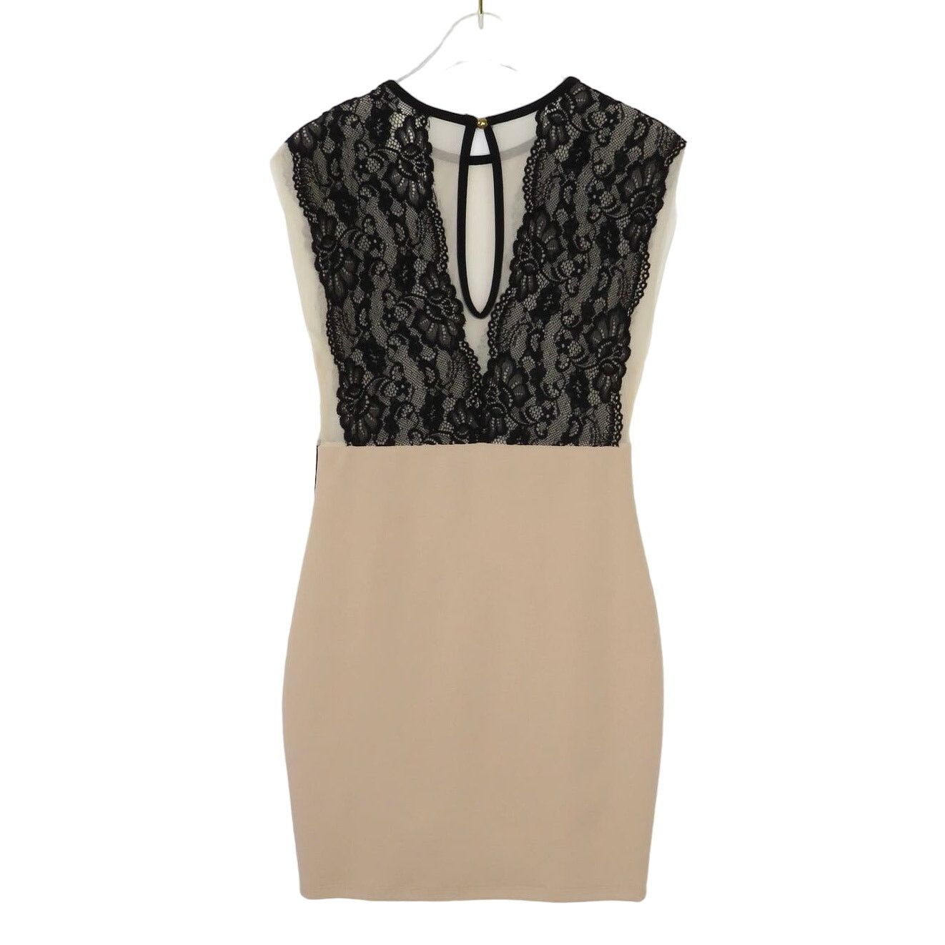 Lulus Lulus Privy Lace Cocktail Dress Cream Bodycon Dress Small Size S / US 4 / IT 40 - 4 Thumbnail