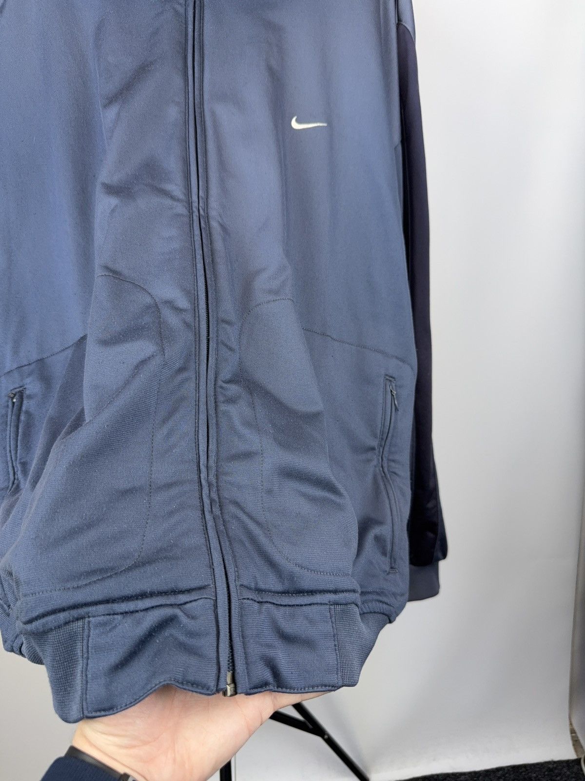 Nike × Vintage Vintage 90s Nike Zip hoodie travis scott style rare retro Size US L / EU 52-54 / 3 - 4 Thumbnail