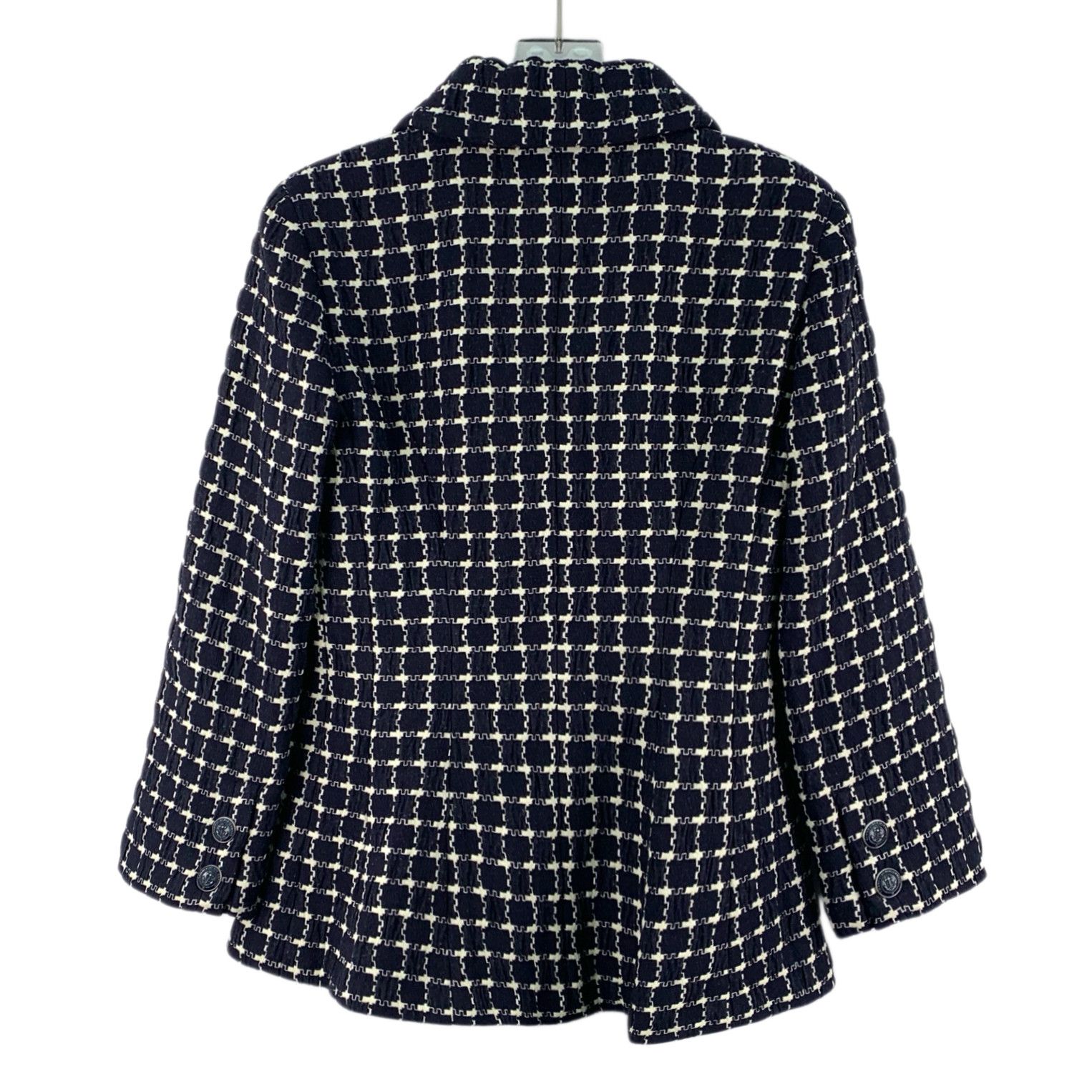 Chanel Chanel Hamburger Check Jacket Black (38) Size XS / US 0-2 / IT 36-38 - 2 Thumbnail