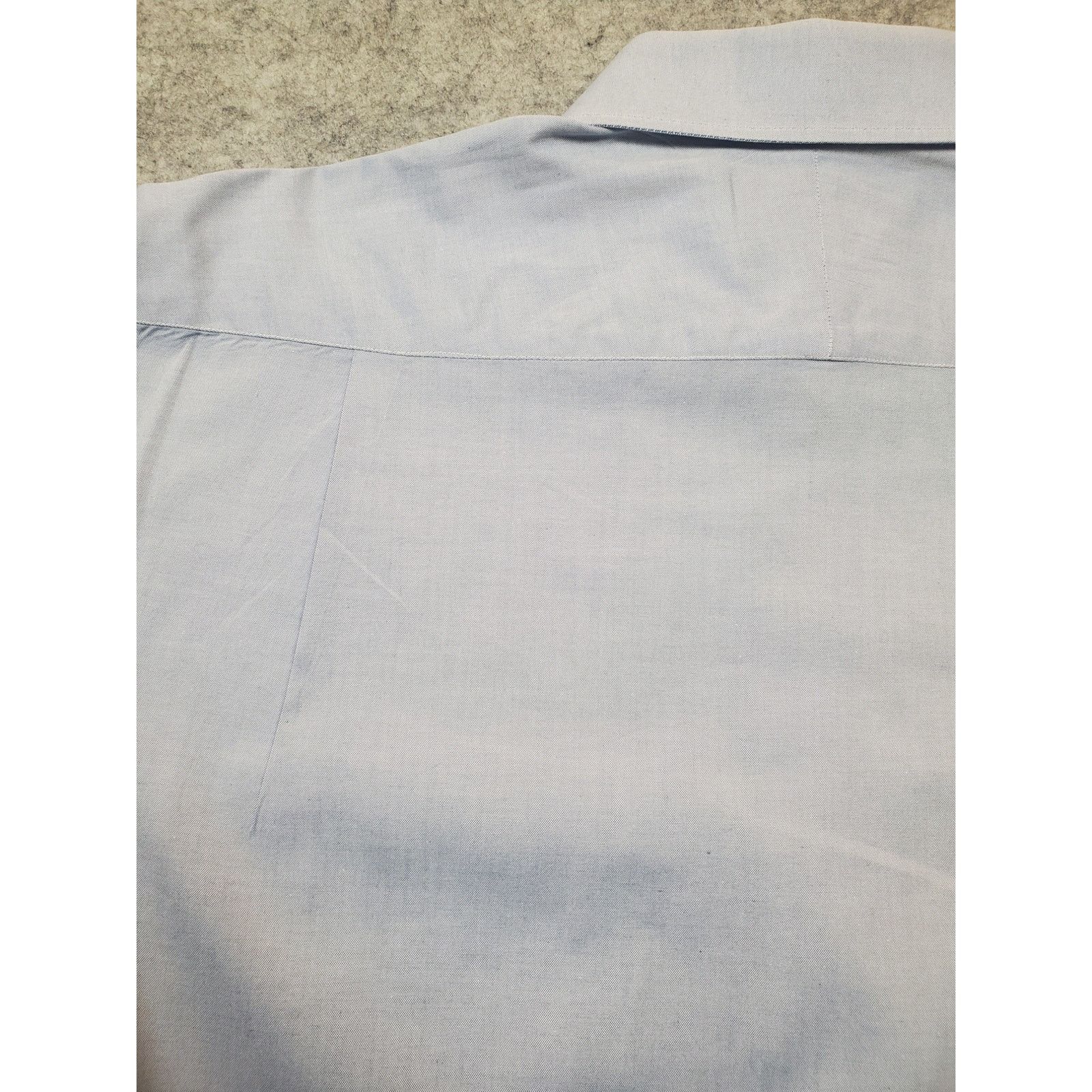 Other Men's 16.5-34 Blue Long Sleeve Button Up Dress Shirt Size US L / EU 52-54 / 3 - 8 Thumbnail