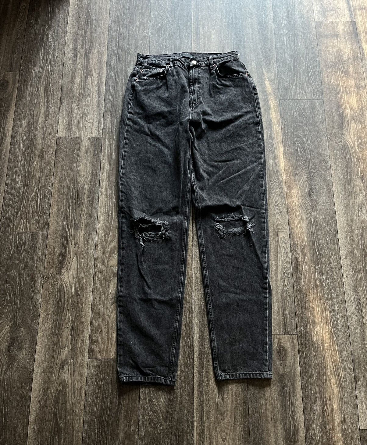 Asos ASOS Faded Black Jeans Size US 30 / EU 46 - 1 Thumbnail