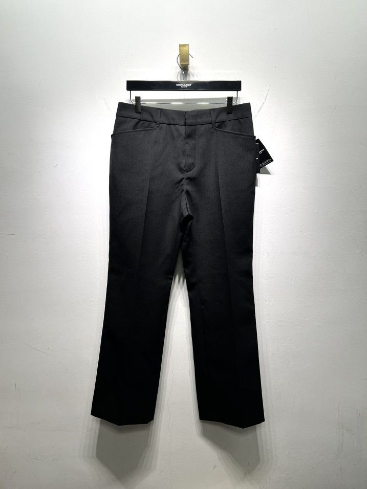 Saint Laurent Paris Saint Laurent Black Tailored Trousers Size 36 Size US 36 / EU 52 - 1 Thumbnail