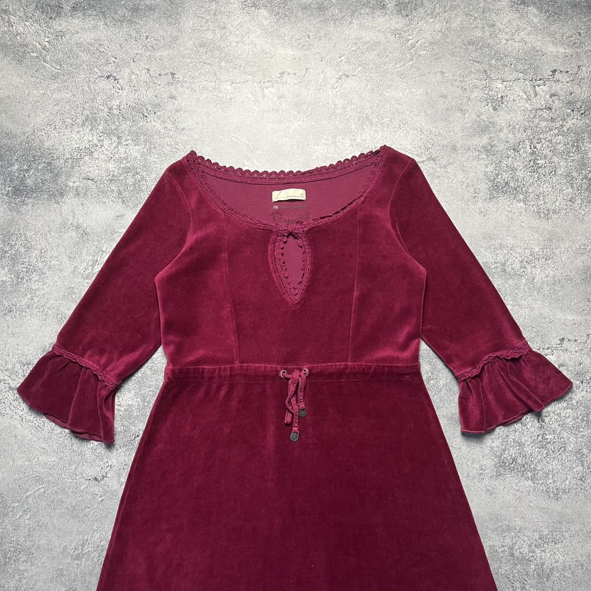 Odd Molly Odd Molly Velour Mini Dress Streetwear Luxury Designer Y2K Size S / US 4 / IT 40 - 2 Thumbnail