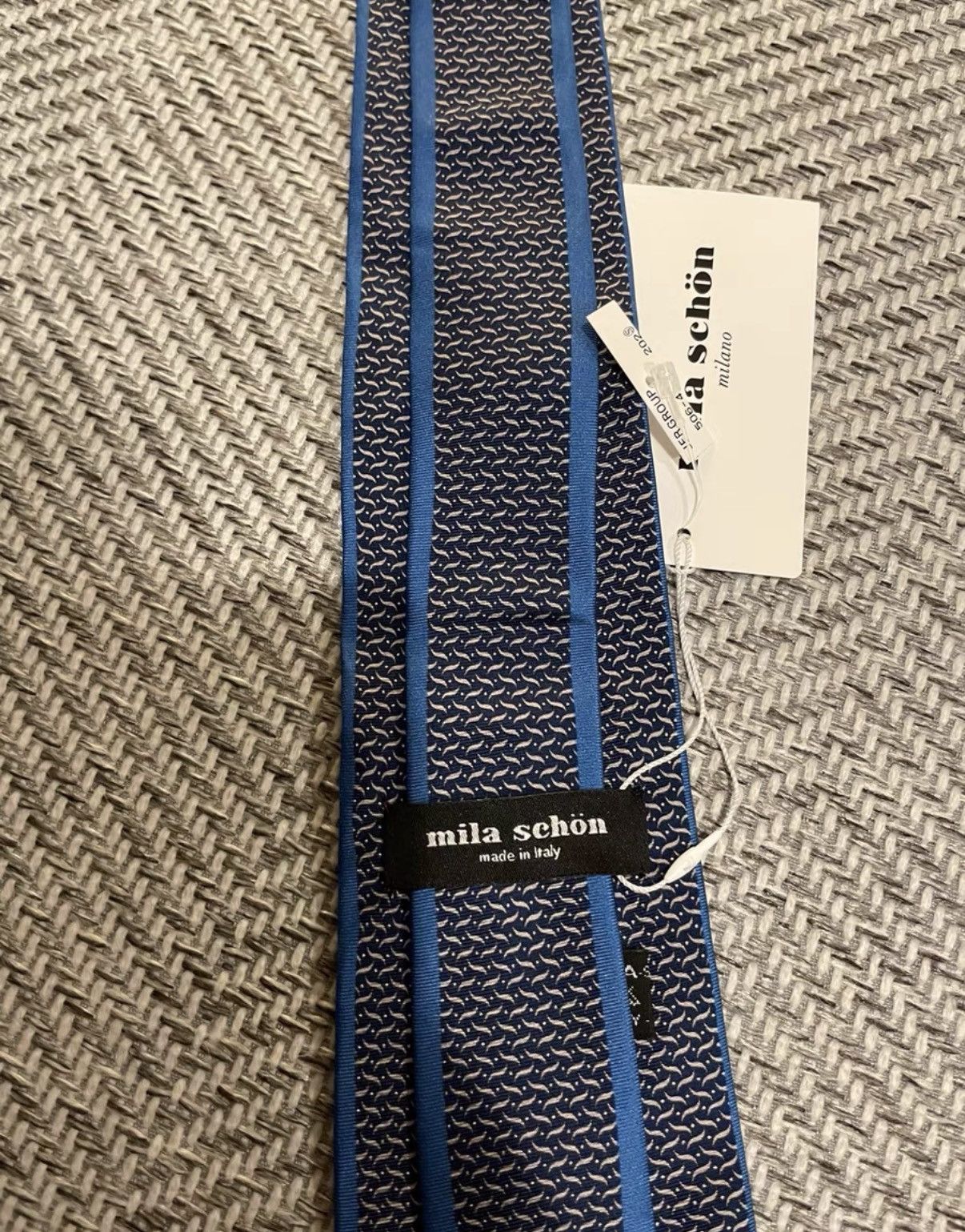 Mila Schon Mila Schon Vintage Pattern Tie K24 Size ONE SIZE - 4 Thumbnail