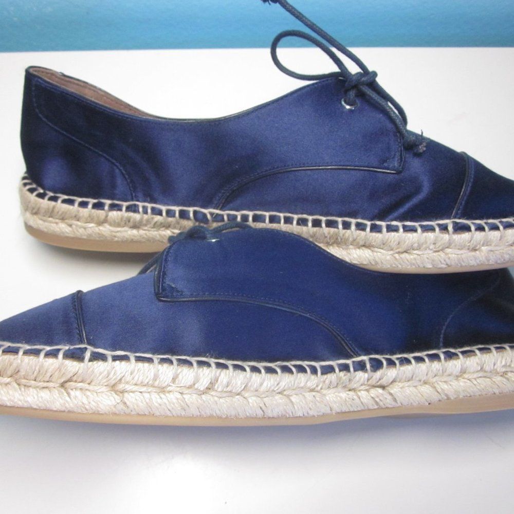 Tabitha Simmons Tabitha Simmons Blue Satin Espadrilles 38 7.5 Size US 7.5 / IT 37.5 - 4 Thumbnail