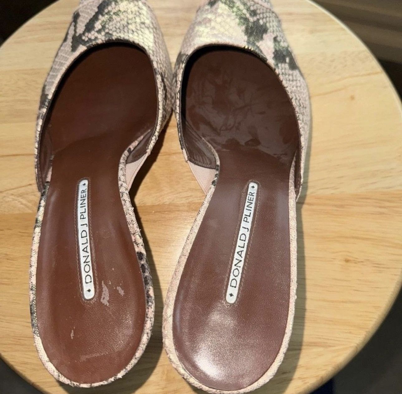 Donald Pliner Donald Pliner Snakeskin Heels Size US 9.5 / IT 39.5 - 3 Thumbnail