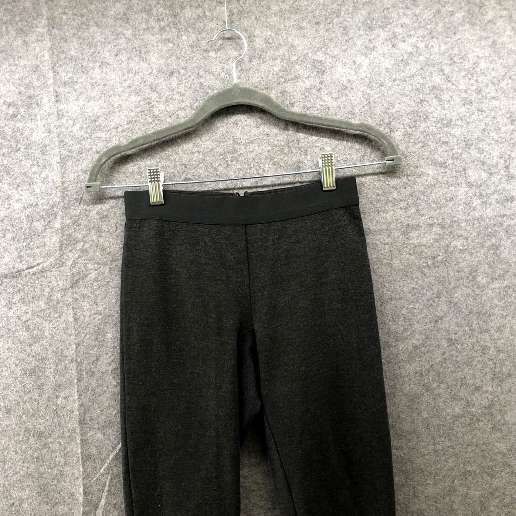 J.Crew J. Crew Legging Trouser Pant Womens 0R Gray Zip Back Elastic Waist Skinny Ponte Dress Pants Mens? Size 25" / US 0 / IT 36 - 3 Thumbnail