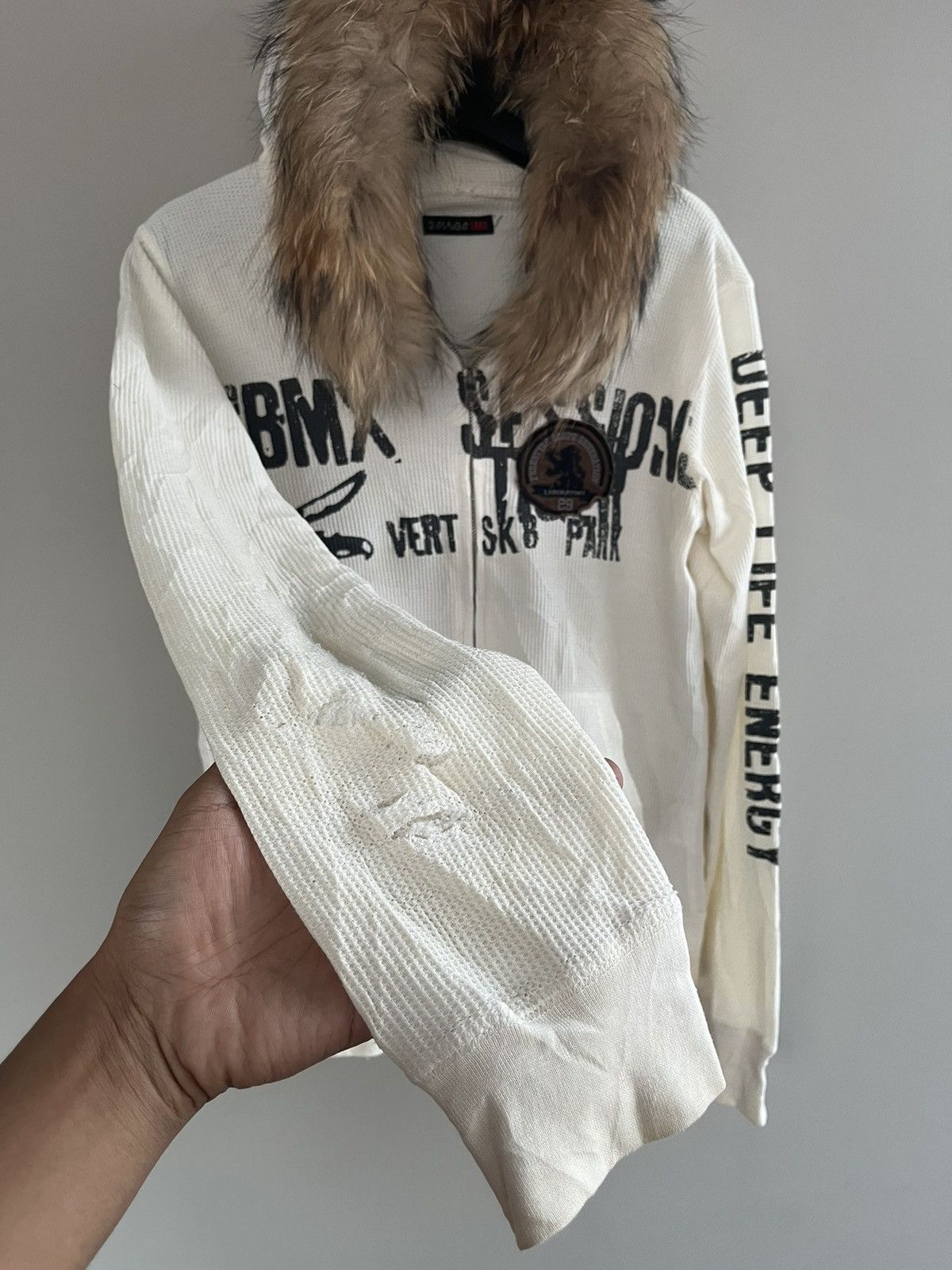 Beauty Beast JAPANESE 291295 LABO FUR HOODIE SEDITIONARIES GOTHIC PUNK Size US S / EU 44-46 / 1 - 6 Thumbnail