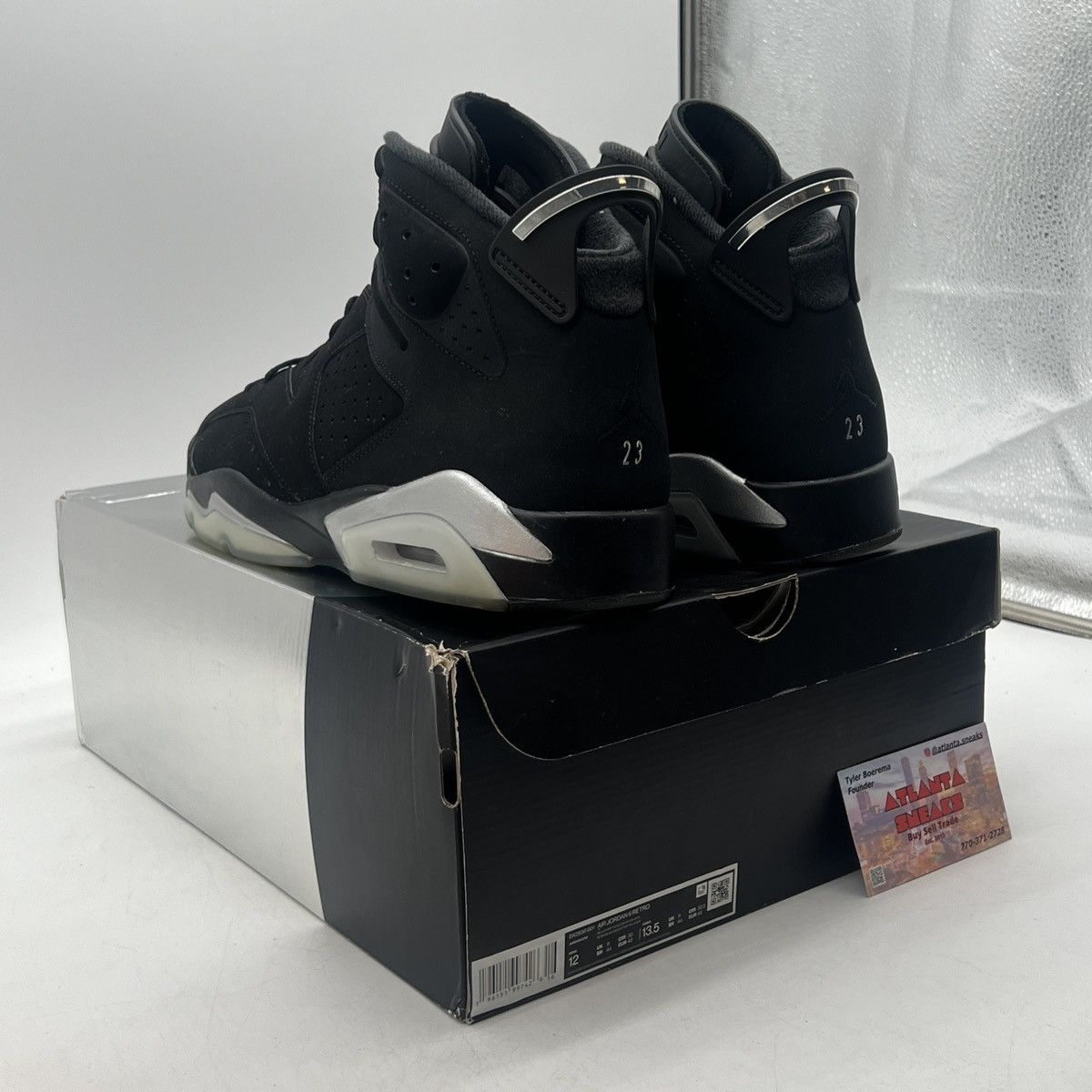 Jordan Brand Air Jordan 6 chrome Size US 12 / EU 45 - 4 Thumbnail