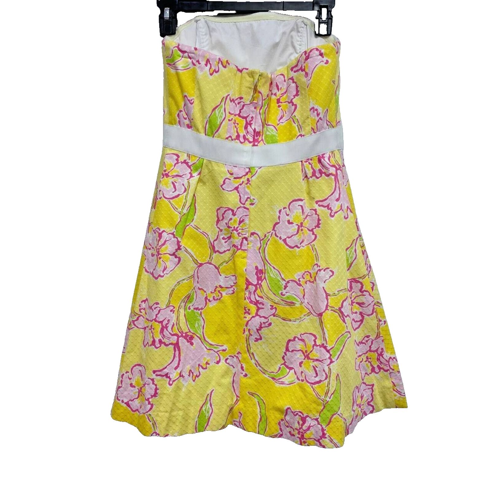 Lilly Pulitzer Lilly Pulitzer Amberley Floral Straples Dress Size 2 A000141 Size XS / US 0-2 / IT 36-38 - 3 Thumbnail