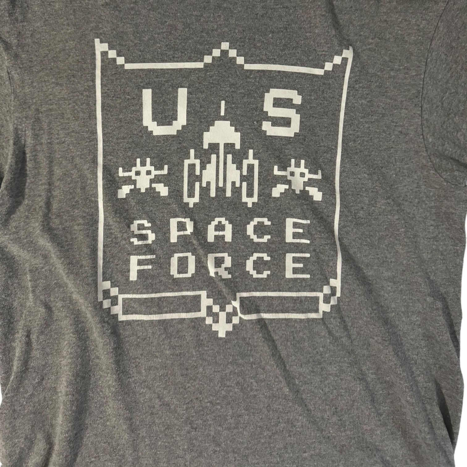 Other US Space Force Space Invaders Galaga Gray T Shirt Small Size US S / EU 44-46 / 1 - 2 Thumbnail