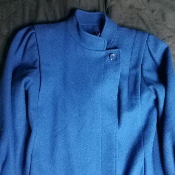 Other Vintage 60s Jill Jr. Wool Overcoat Blue ILGWU Size US M / EU 48-50 / 2 - 1 Thumbnail
