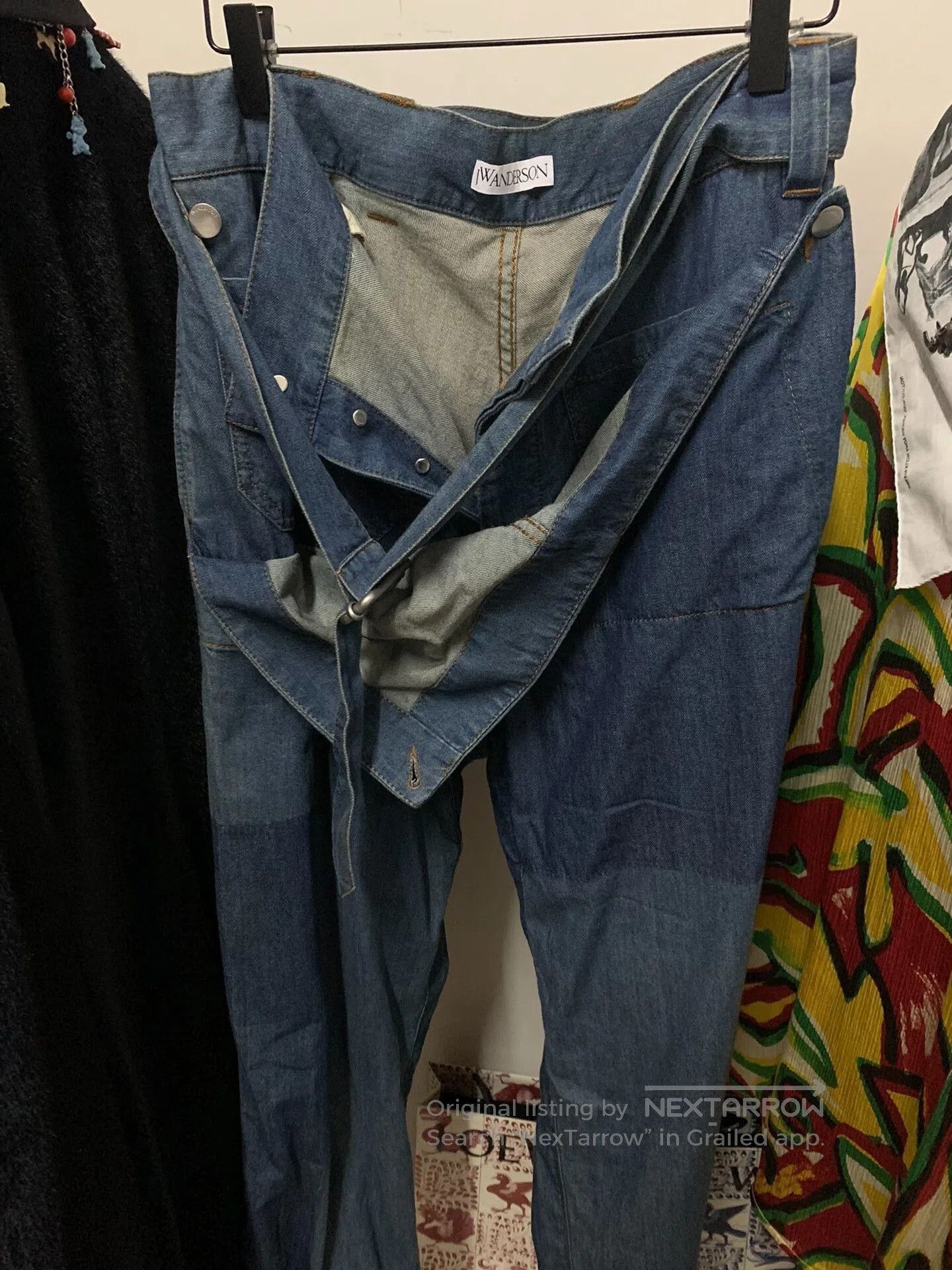 JW Anderson JW Anderson Stylish Lace-Up Denim Pants. Size 39" - 1 Thumbnail