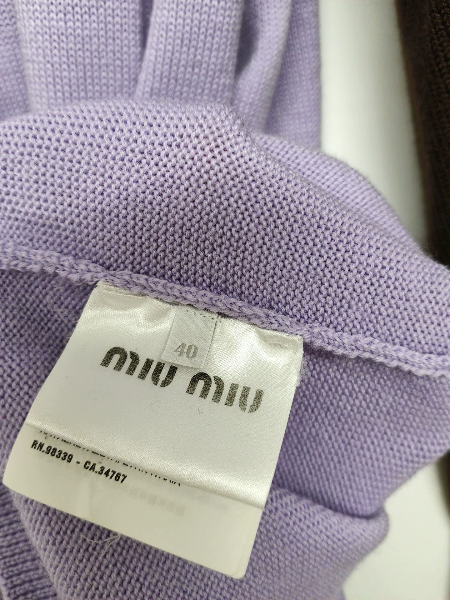 Miu Miu MIU MIU women's sweater chest 114/82 Size S / US 4 / IT 40 - 7 Thumbnail