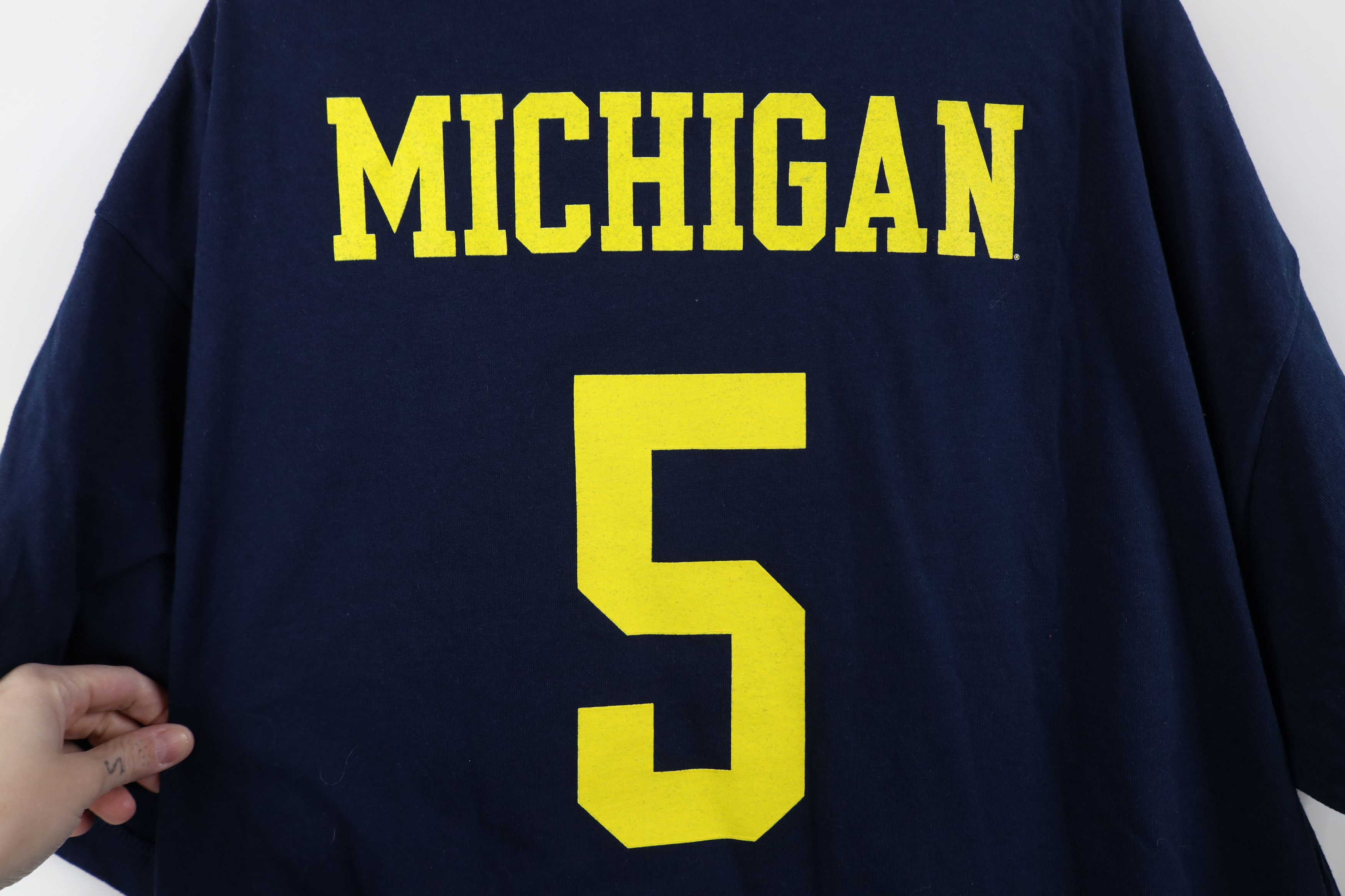 Adidas Adidas University of Michigan Football Jersey T-Shirt #5 Size US XXL / EU 58 / 5 - 12 Thumbnail