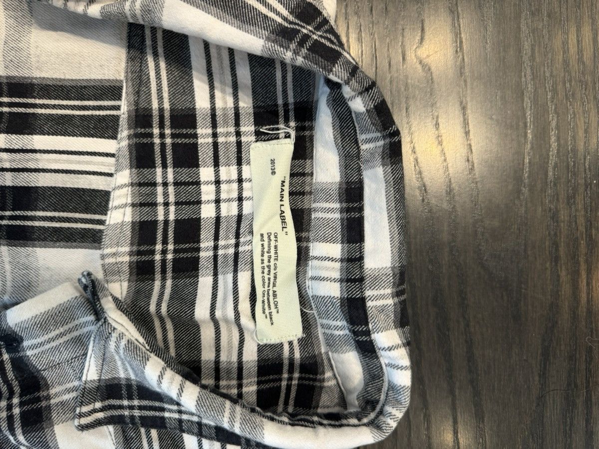 Off-White Black and White Flannel Size US M / EU 48-50 / 2 - 5 Thumbnail
