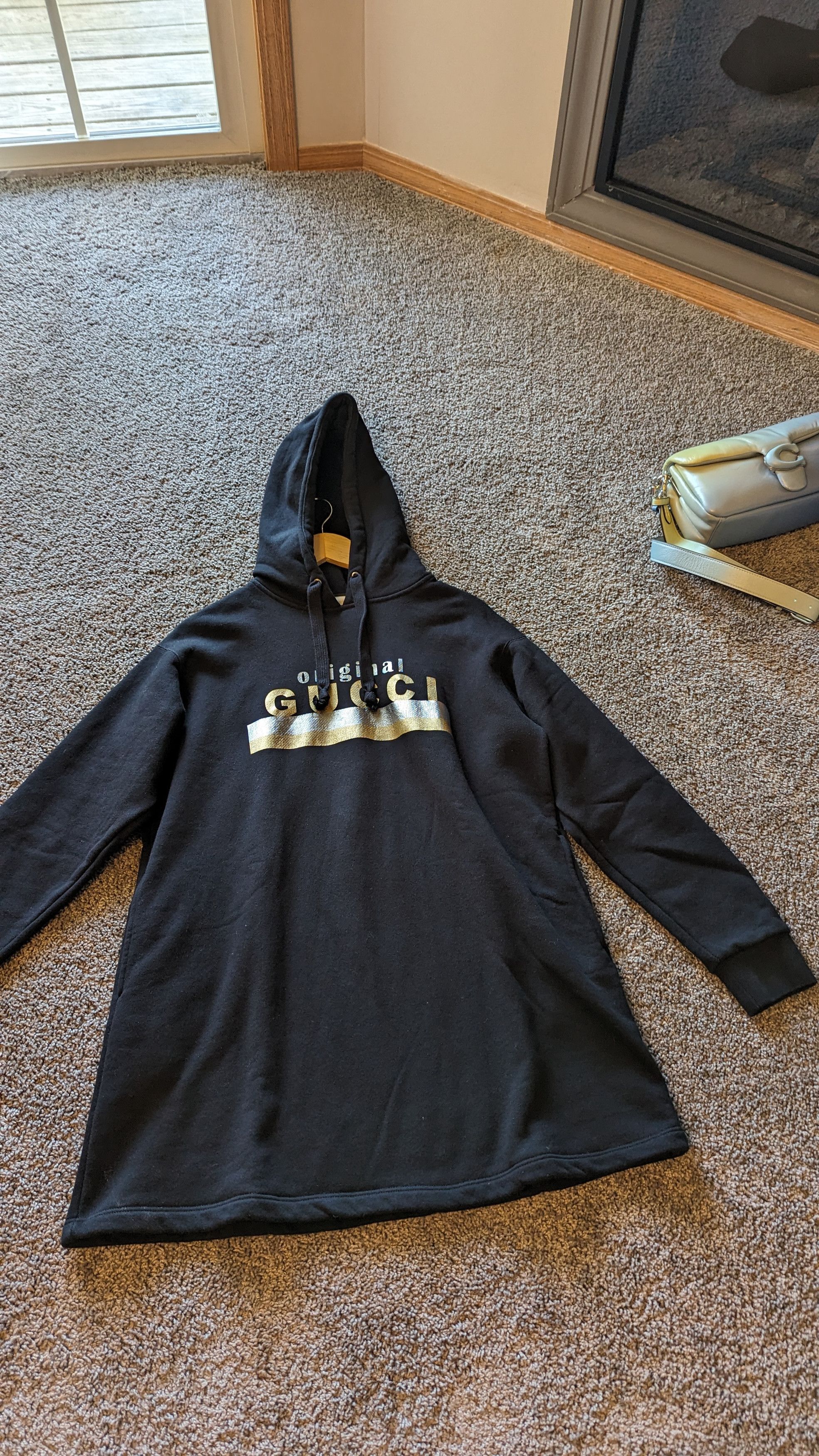 image of Gucci Hoodie Dress in Black, Men's (Size Small)